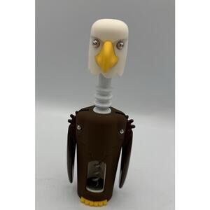 TrueZoo Bald Eagle Winged Corkscrew Wine Bottle Opener Barware